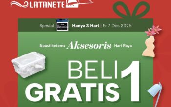Akhir Tahun Makin Seru! Promo Beli 1 Gratis 1 & Cashback 12% di Informa Latanete